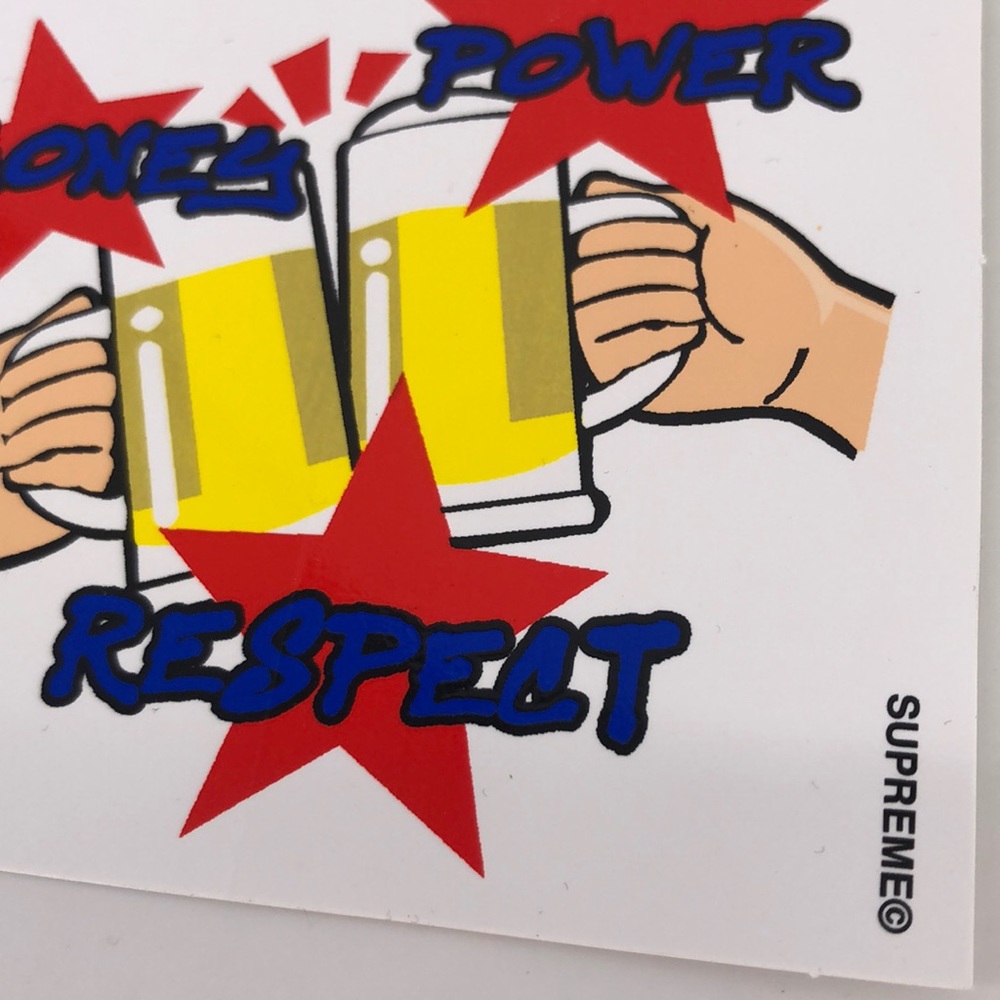 Supreme | Money Power Respect Sticker - Picture 2 of 4